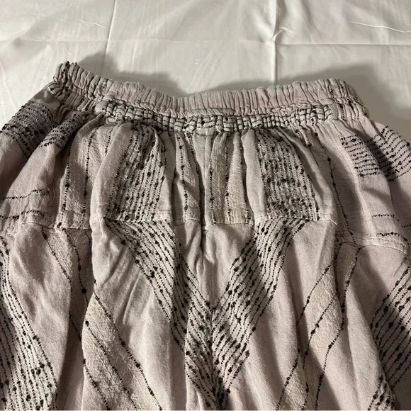 Free People Once Upon Yarn Dye Harem Pants in light pink S Boho Beach Barrel - Picture 7 of 10